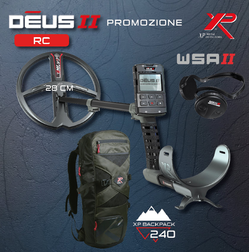 DEUS II RC (28 cm) + WSA II ST+ Backpack 240