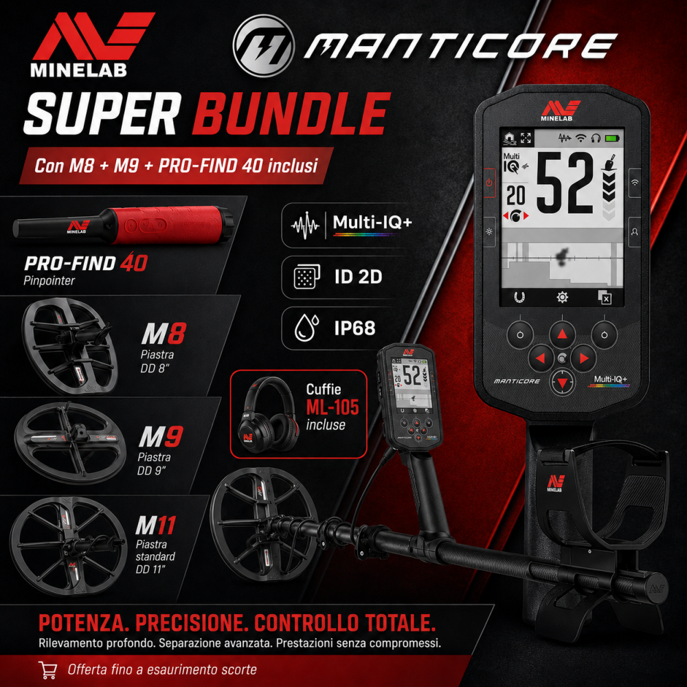 Minelab Manticore Super Bundle