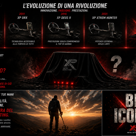 Nuovo Metal Detector XP? Il teaser "BE ICONIC" potrebbe cambiare tutto