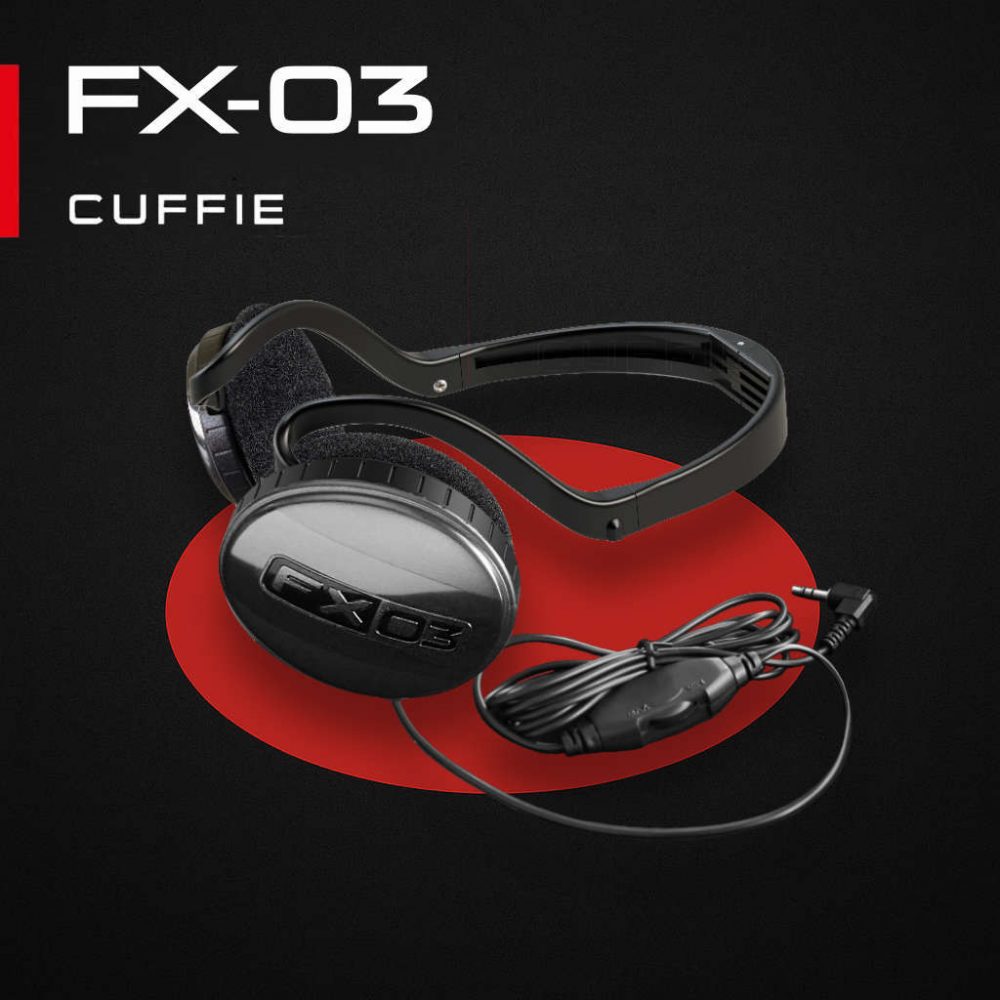 Cuffia pieghevole con filo