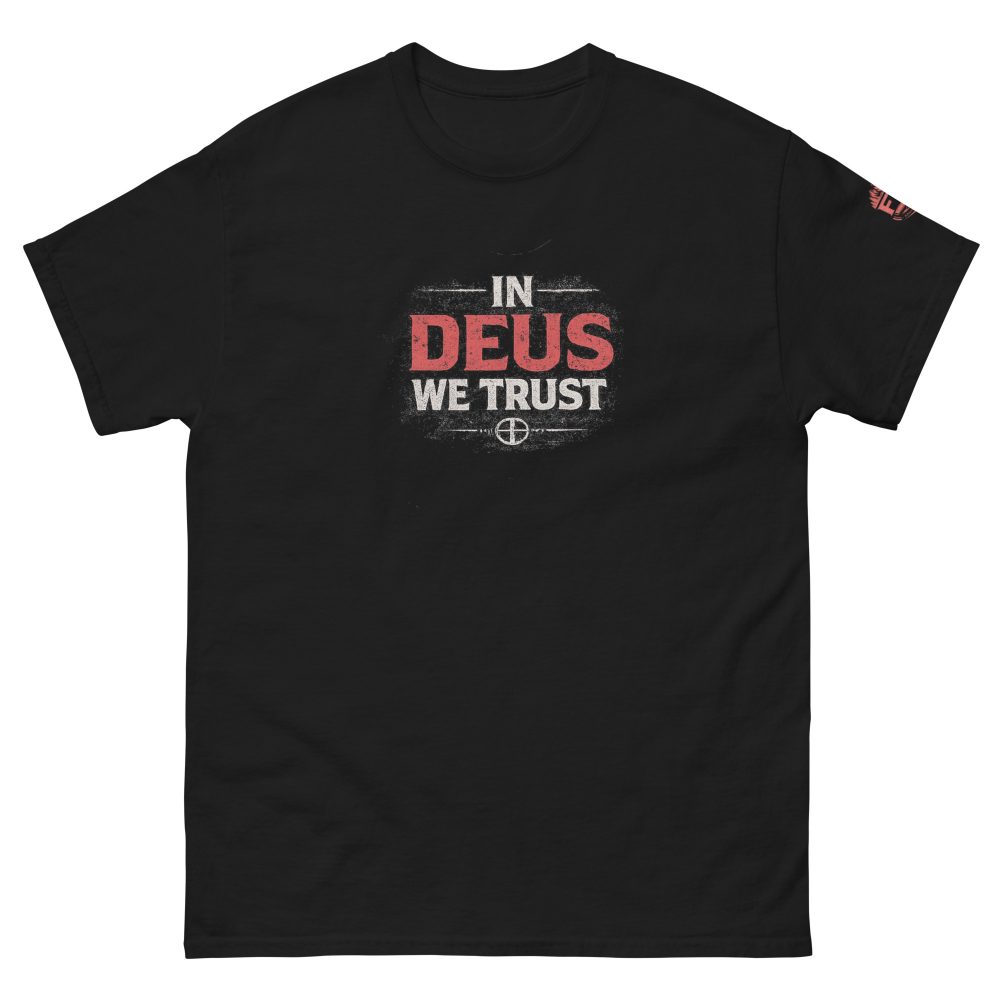t shirt metal detecting in deus we trust