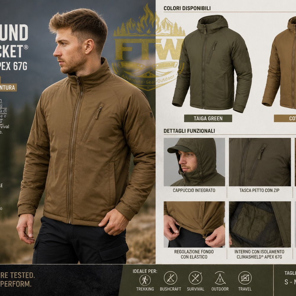 giacca outdoor tactical helikon tex