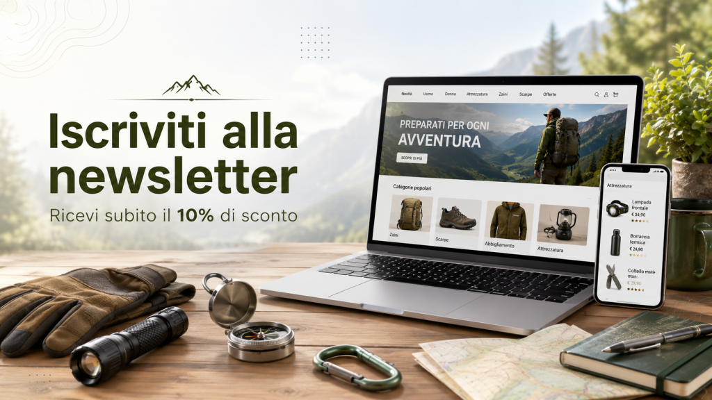 Newsletter FunTradventure World con sconto 10 percento per metal detector online e outdoor