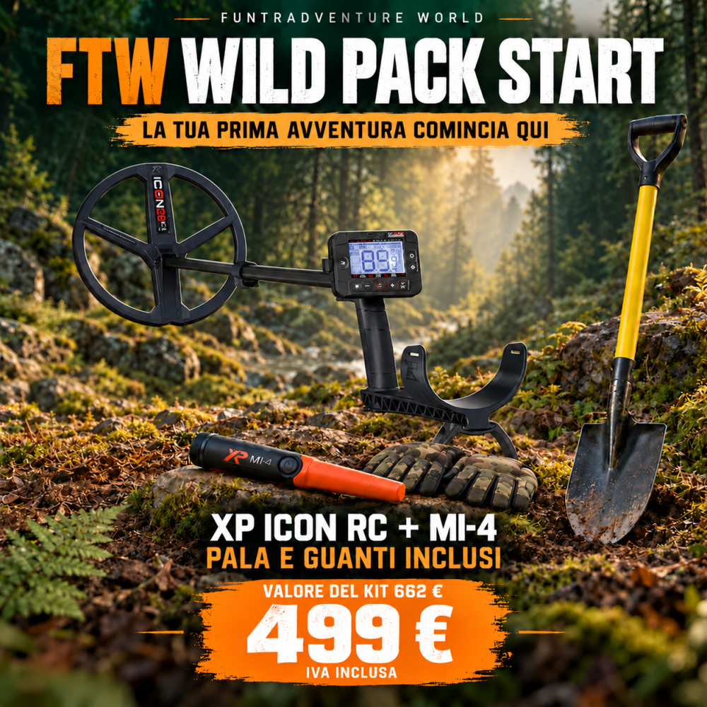 FTW WILD PACK START – XP ICON RC + MI-4, Micro Shovel e guanti camo